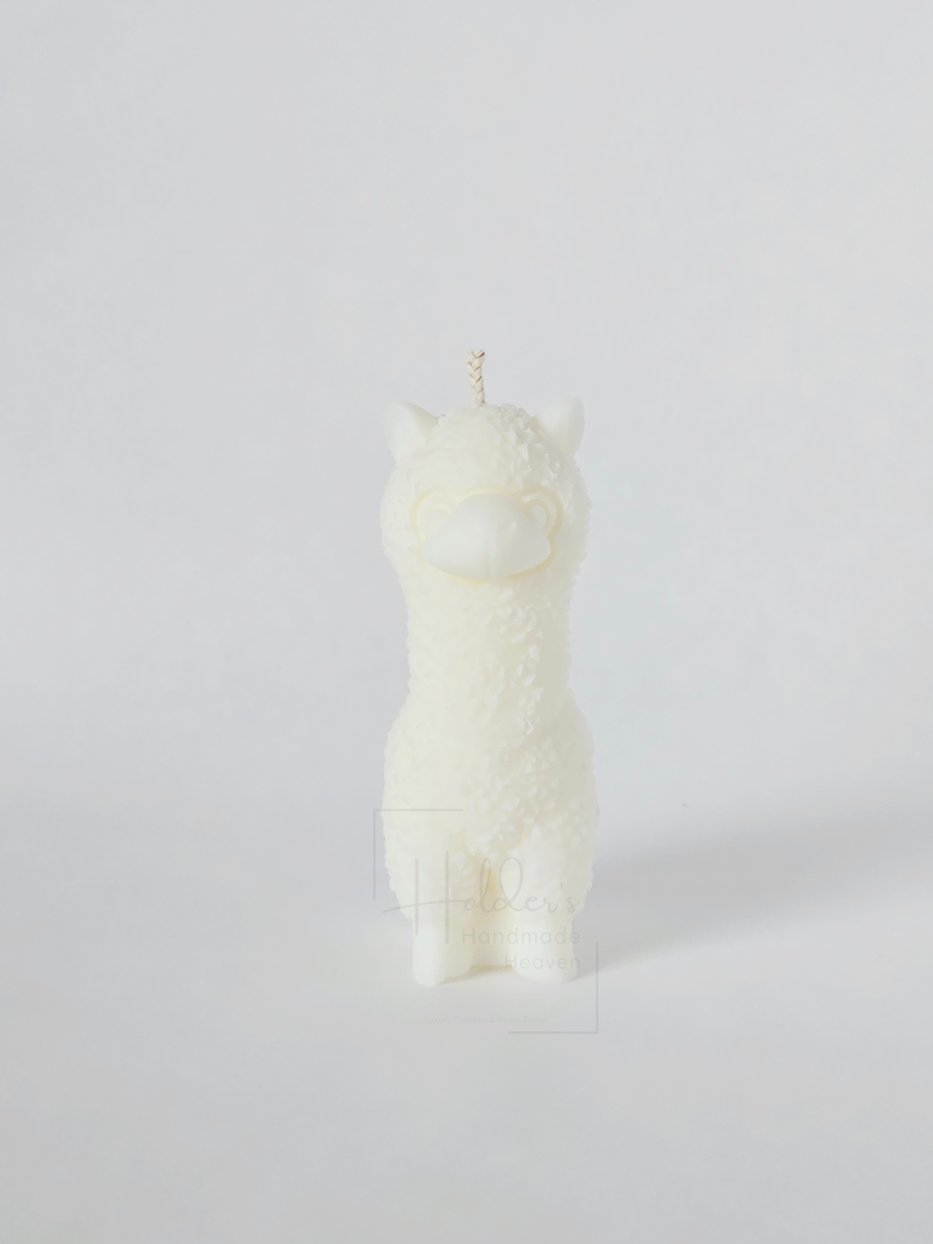 Alpaka Kerze einfarbig