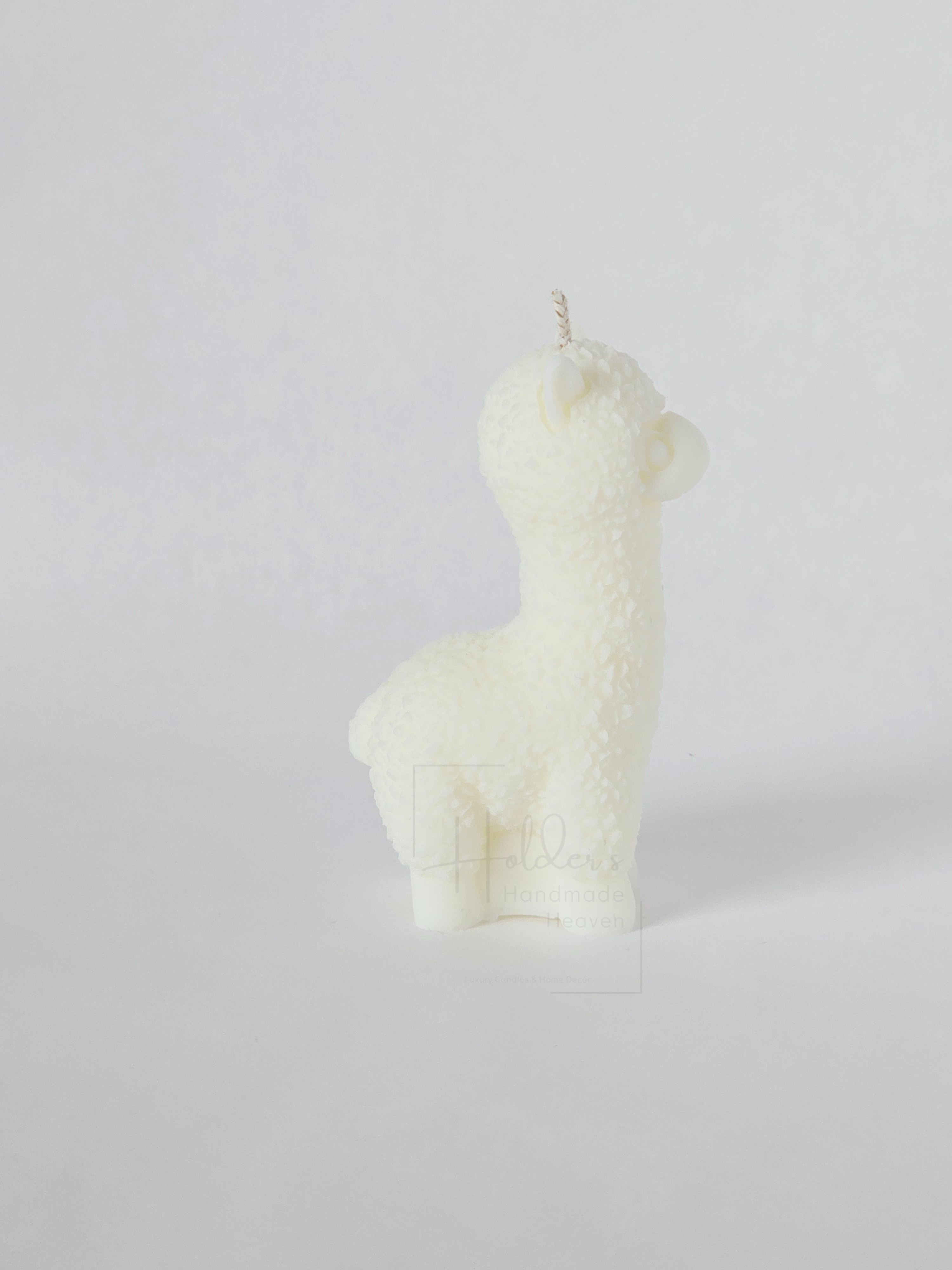 Alpaka Kerze einfarbig