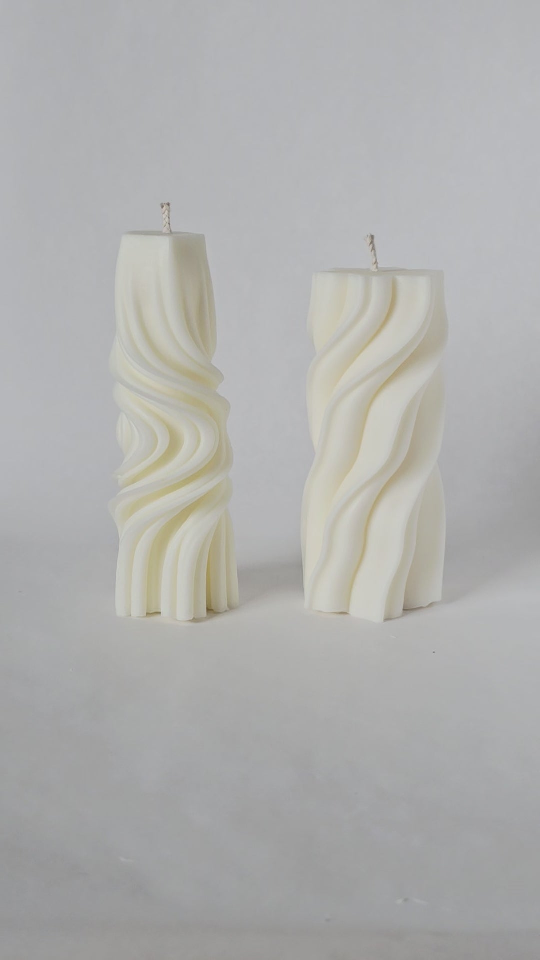 Abstrakte Skulpturenkerzen